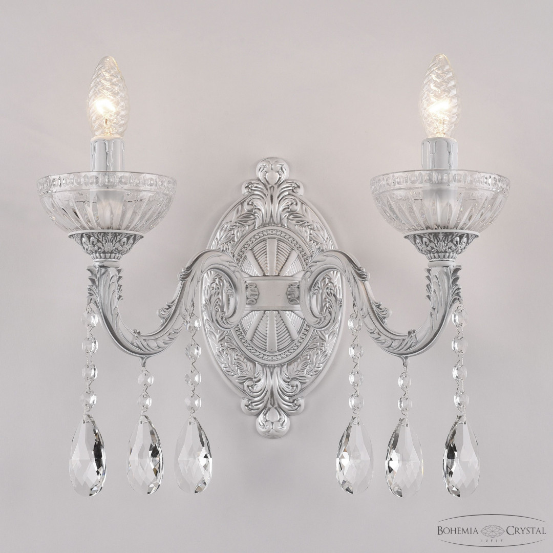 Бра хрустальные AL7901B10/2/175 A WMN P Clear/M-1G Bohemia Ivele Crystal