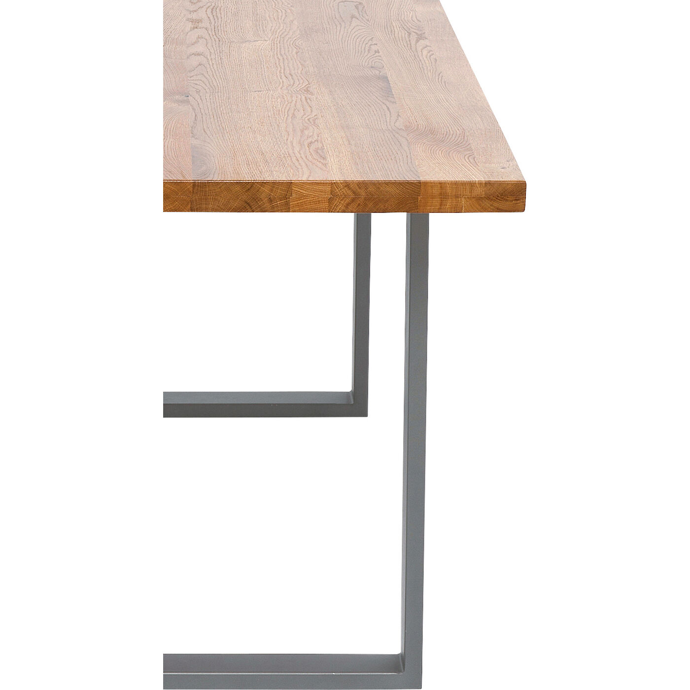 Стол Jackie Oak GK Crude Steel 200x100 см KARE 84524