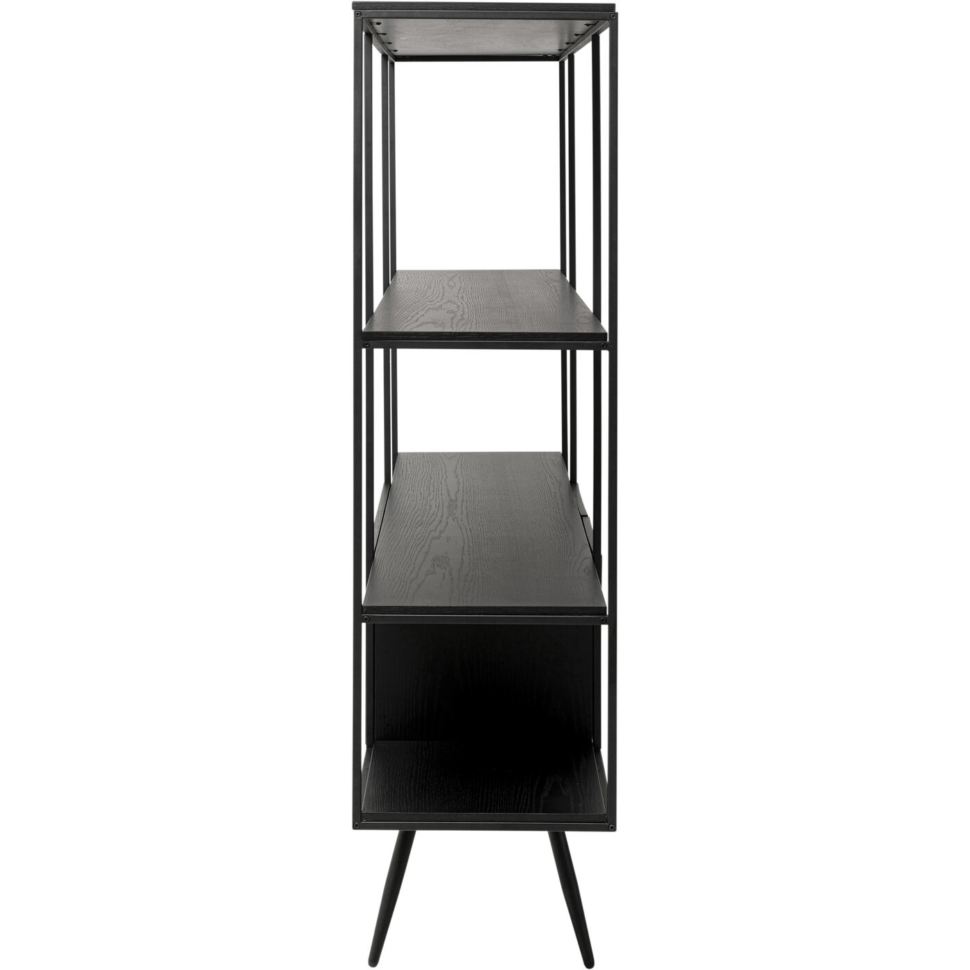 Стеллаж Cosy Sixties Black 180x183 см KARE 87951