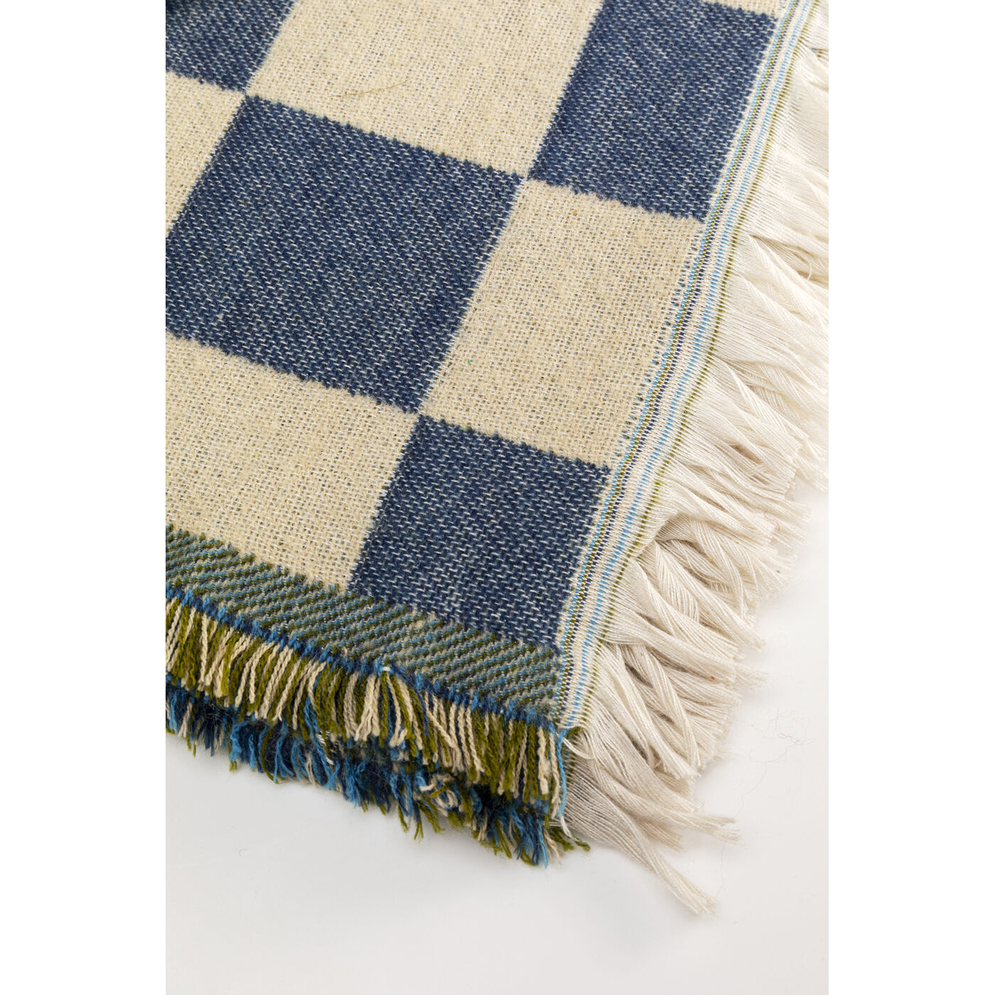 Покрывало Checker Blue Green 170x130cm KARE 57239