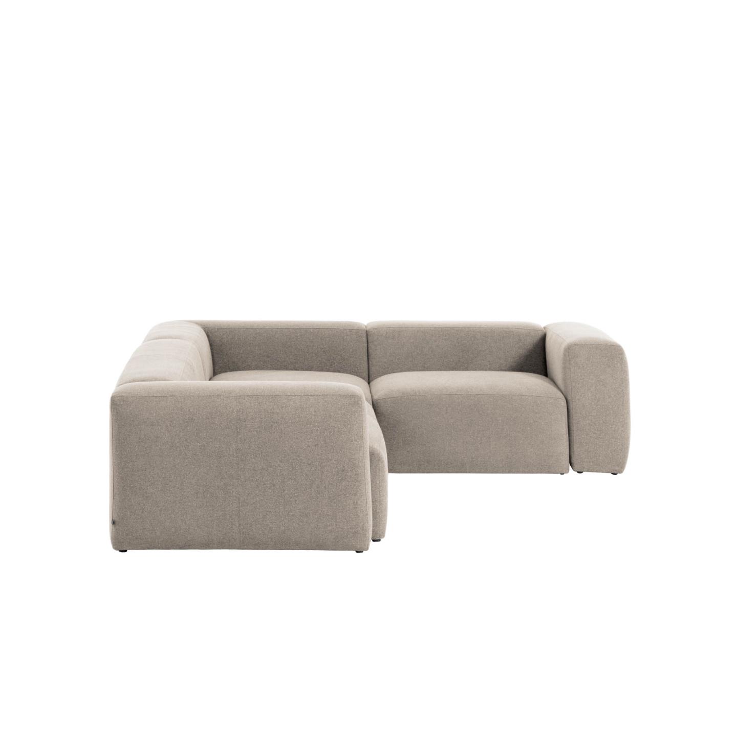 Угловой 4-х местный диван Blok 320 x 230 cm бежевый La Forma (ex Julia Grup)