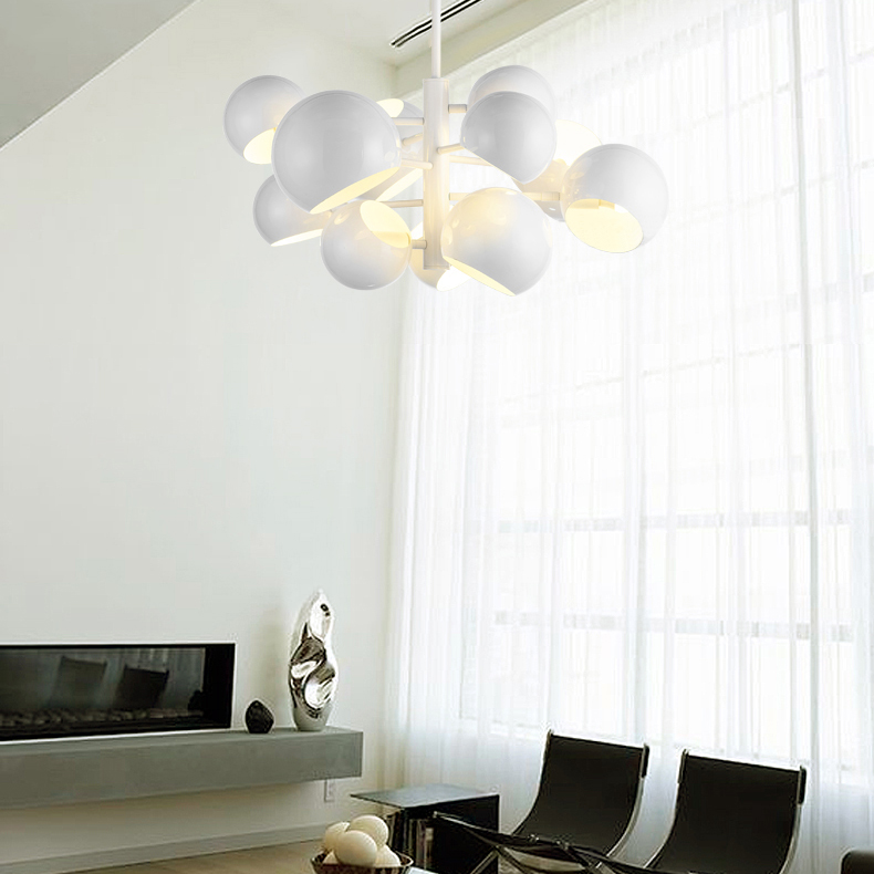 Дизайнерская люстра Kopra Burst L15 White by ImperiumLoft