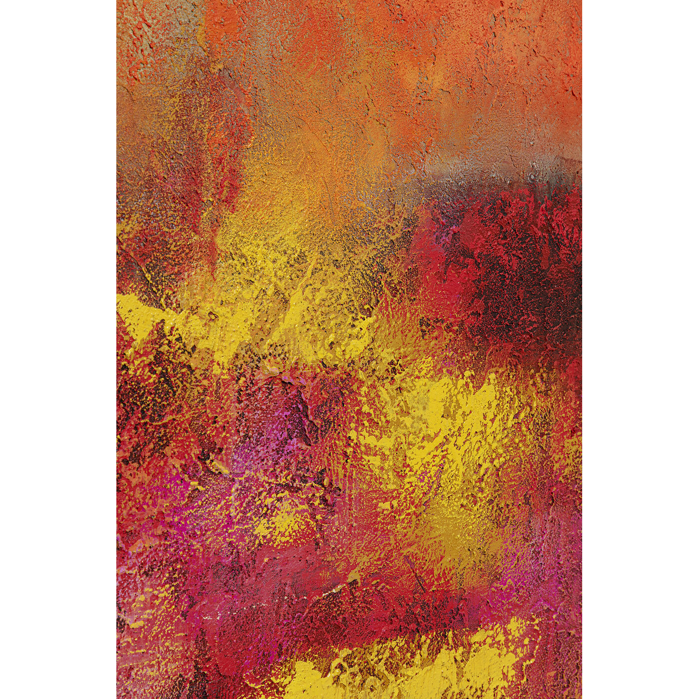 Картина на холсте Jardin Red 125x215 см KARE 55804