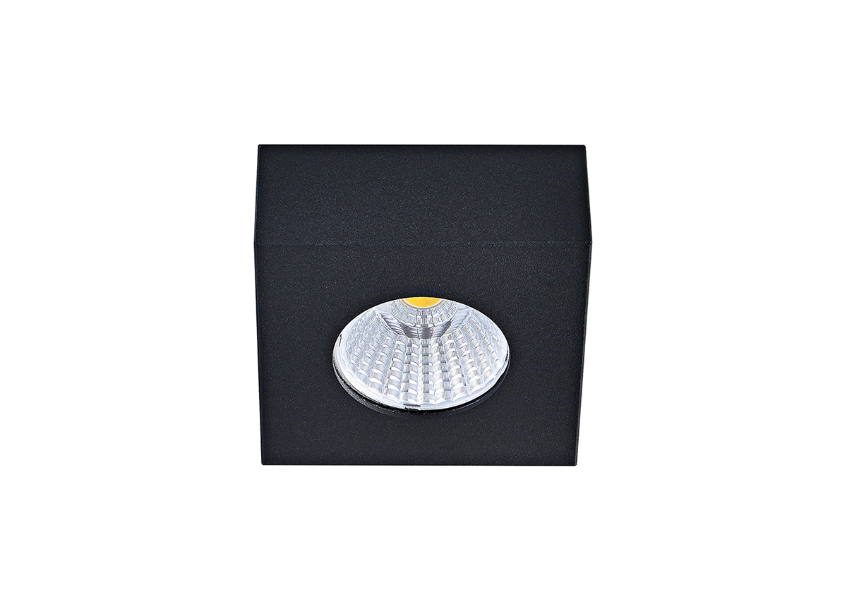 Накладной светодиодный светильник Donolux DL18812/7W Black SQ