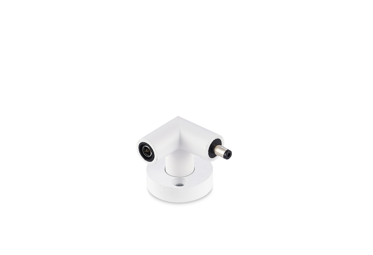 Токопроводящий угловой соединитель (правый) для св-ка Donolux L Connector R DL20651 W