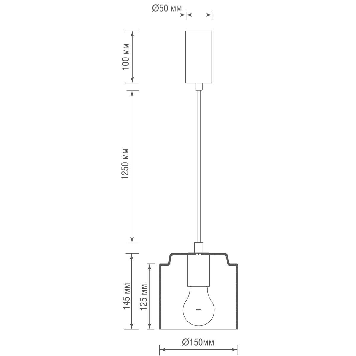 Подвес Donolux S111056.1Amber
