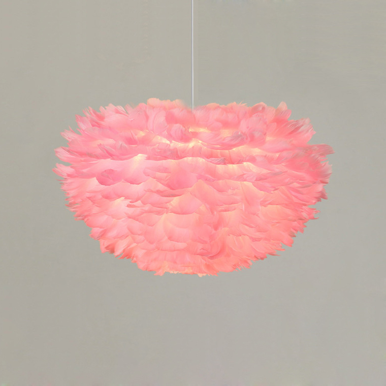 Люстра FEATHERS D80 Pink by ImperiumLoft