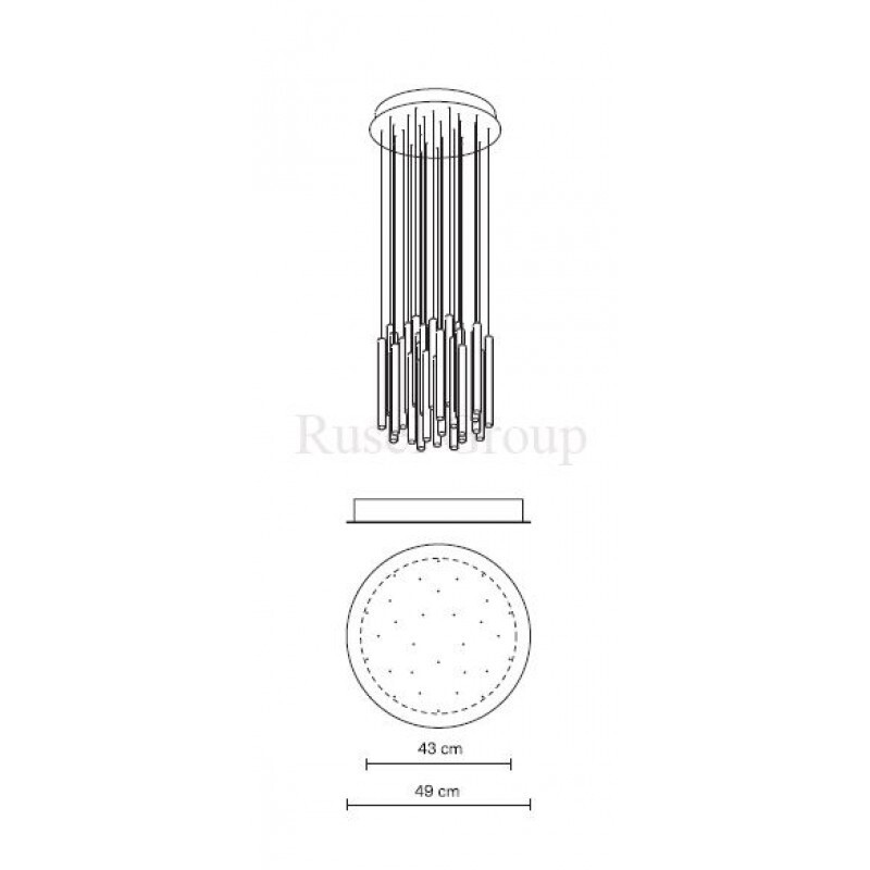 Подвесной светильник Fabbian MULTISPOT TOOBY F32 A05 00