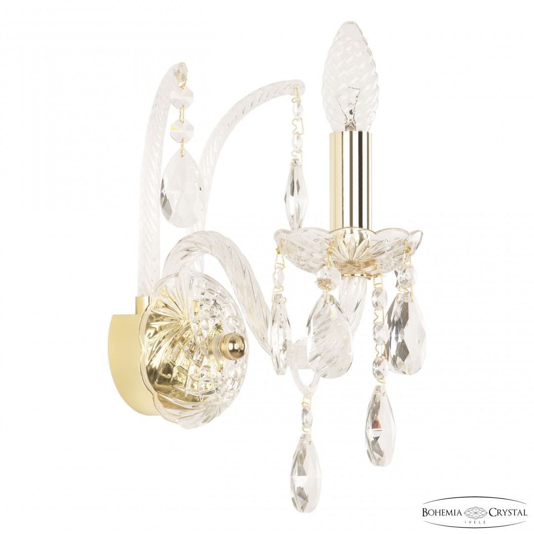 Бра хрустальные 105B/1/141 G Bohemia Ivele Crystal
