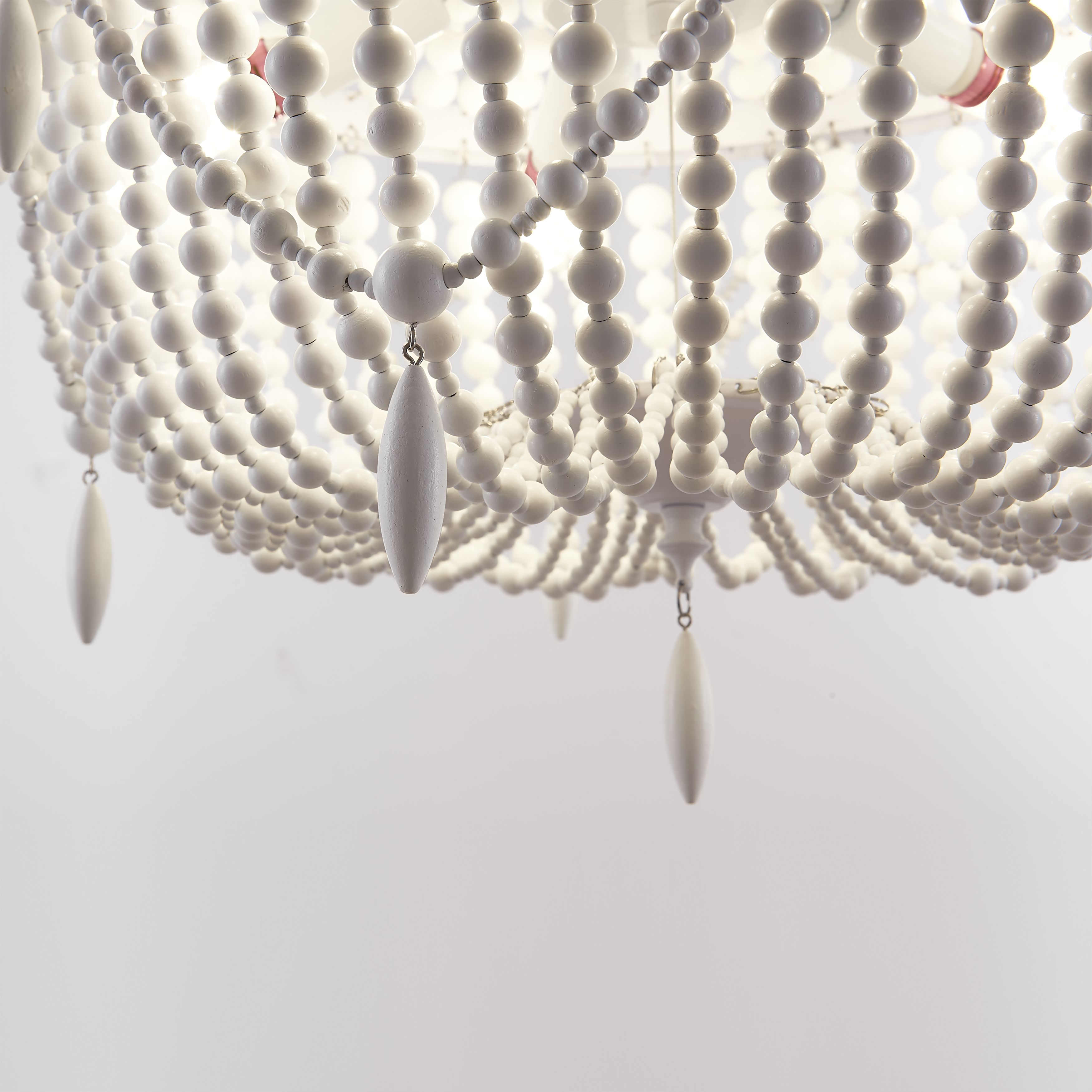 Люстра RH Anselme White Wood Large Chandelier by ImperiumLoft