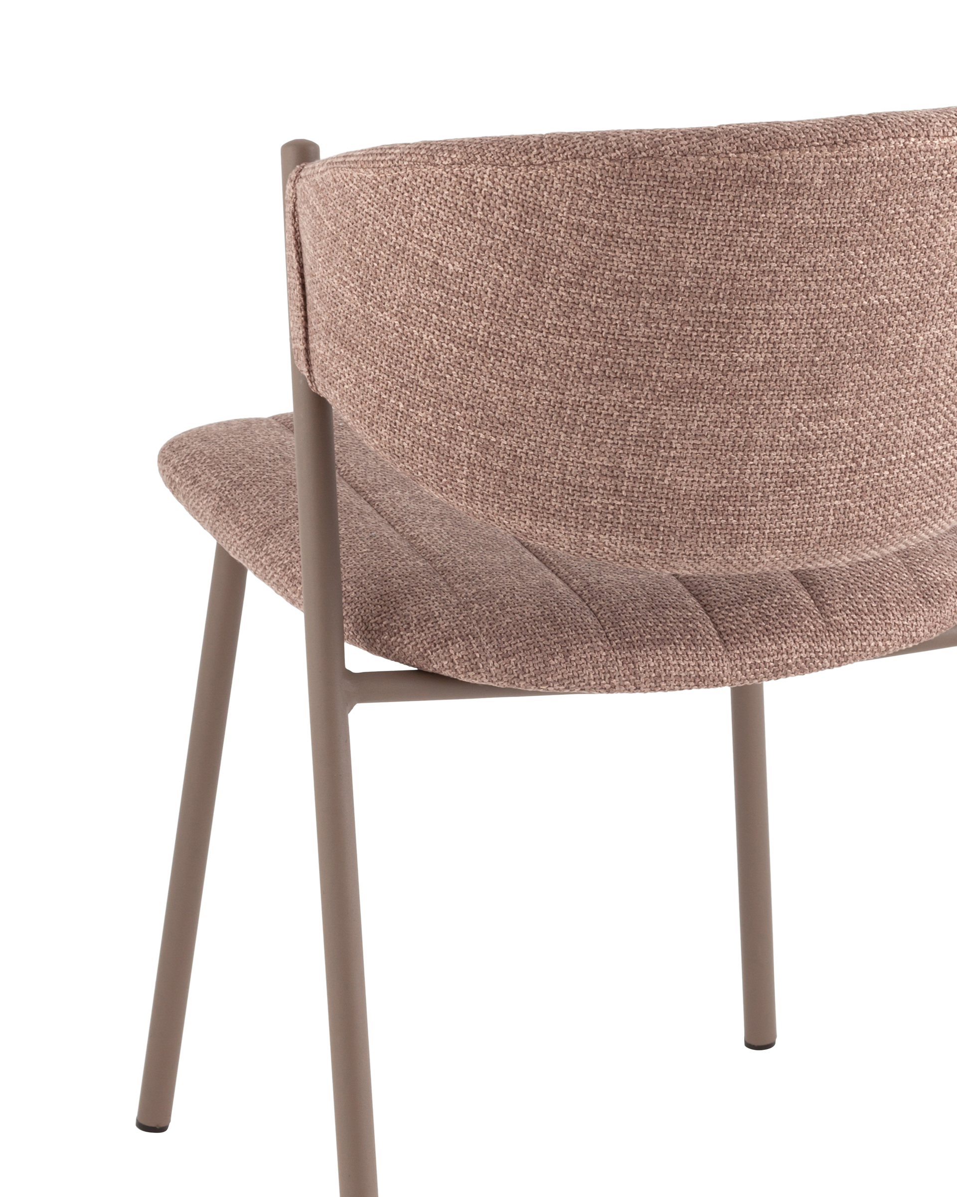 Стул Харпер ткань рогожка капучино каркас бежево-серый матовый Stool Group