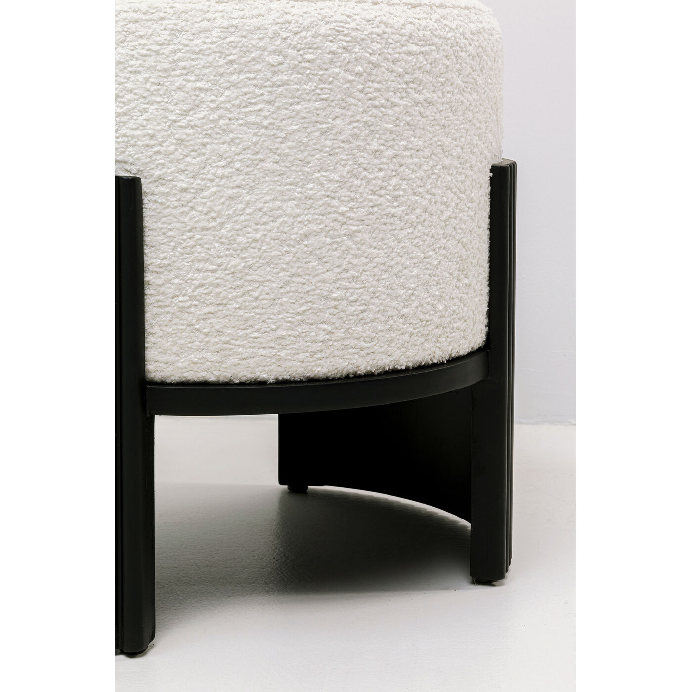 Пуф Samu Black Ø43cm KARE 70934