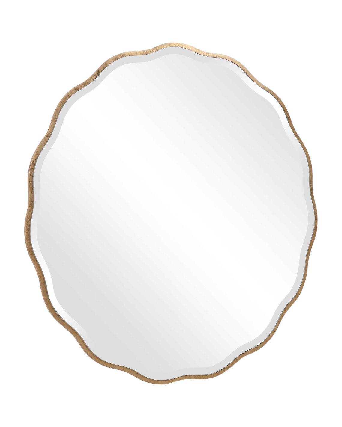 Золотое настенное зеркало Бонни Louvre Home LHDWM311223RJ