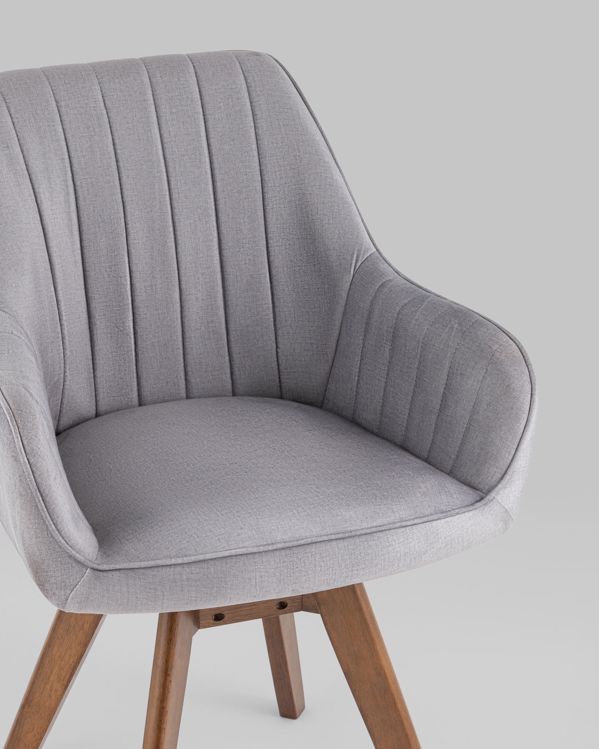 Стул обеденный вращающийся MANS NEW серый Stool Group