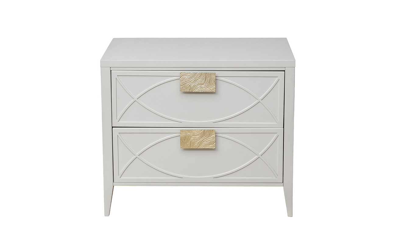 Тумбочка прикроватная бежевая Garda Decor GD-000014