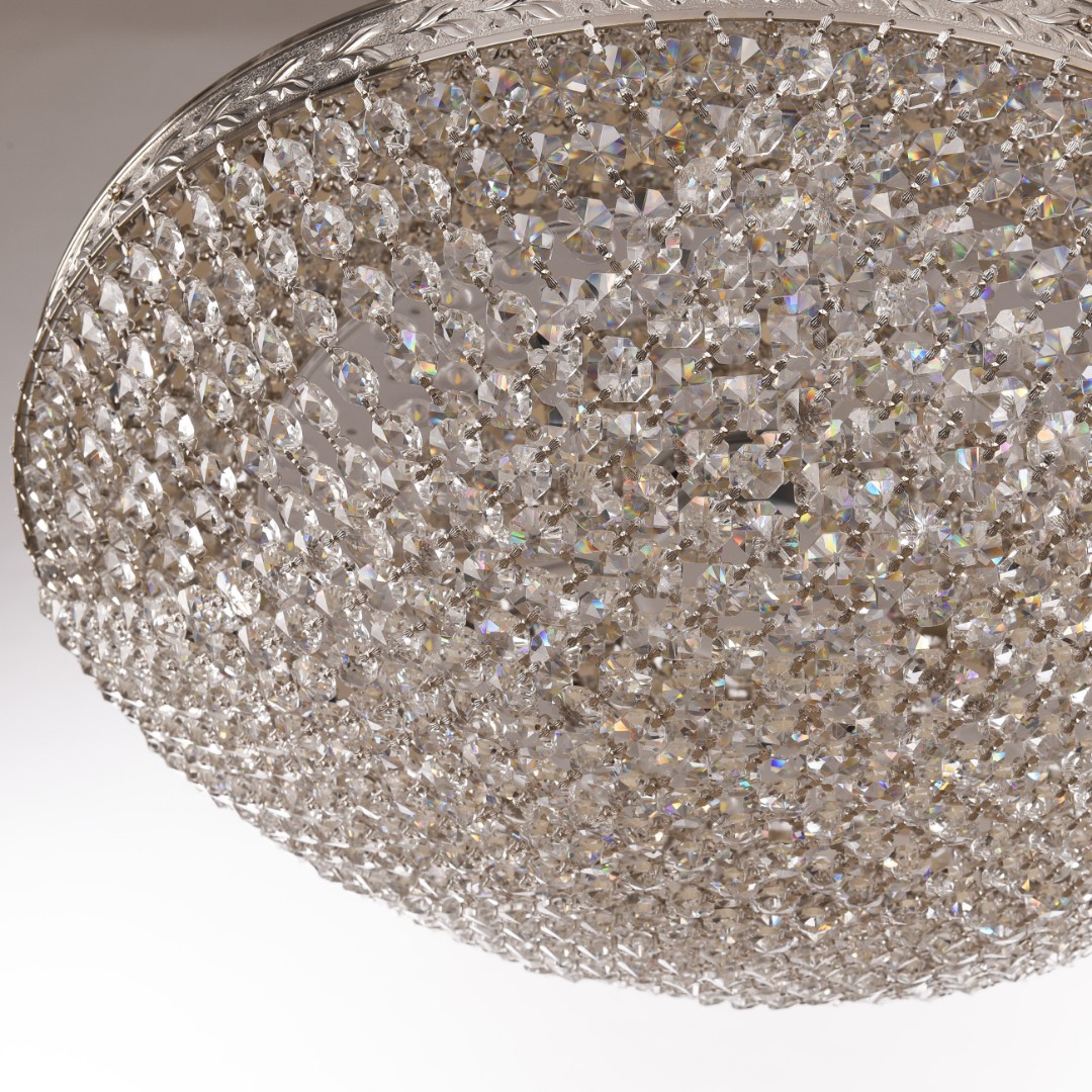 Люстра светодиодная хрустальная 19321/45IV/LED-DIM Ni Bohemia Ivele Crystal