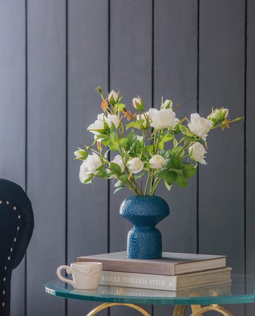 Ваза Glasar LB78219-BLUE