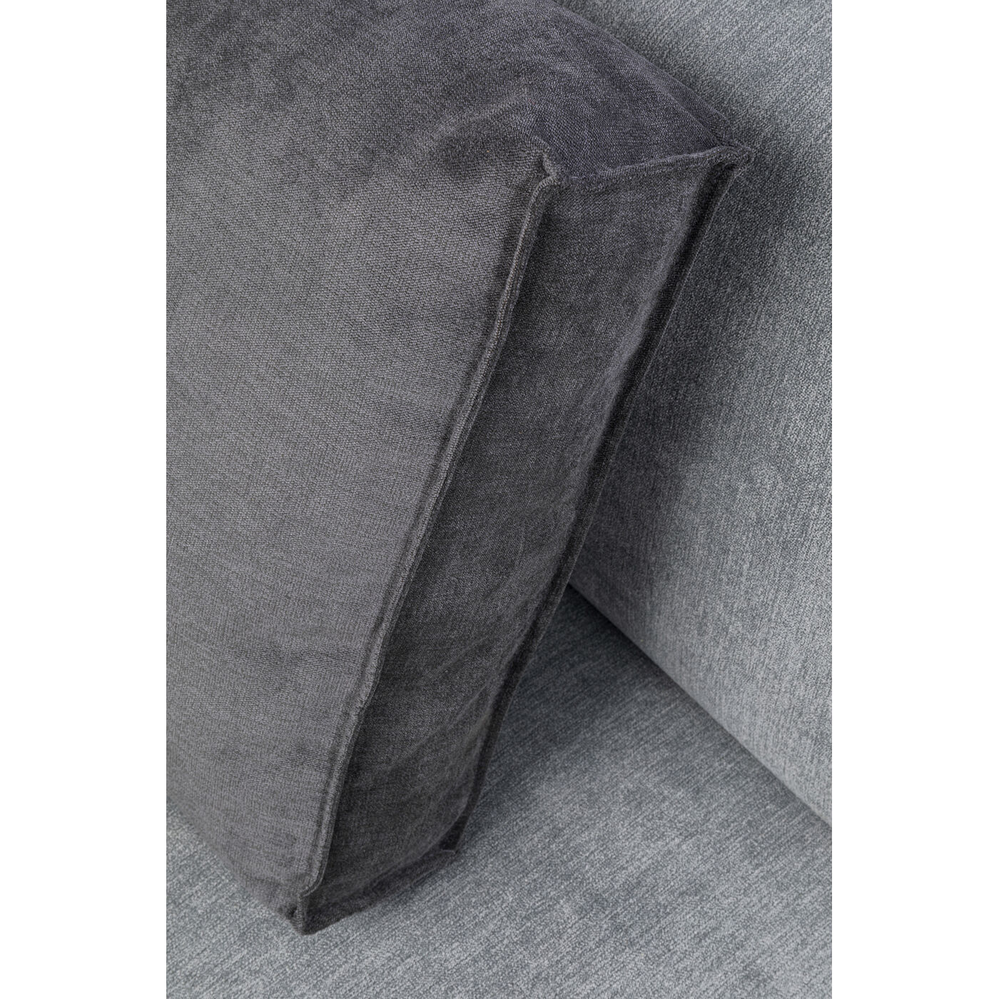 Диван угловой левосторонний Infinity Ottomane Left Grey KARE 81324