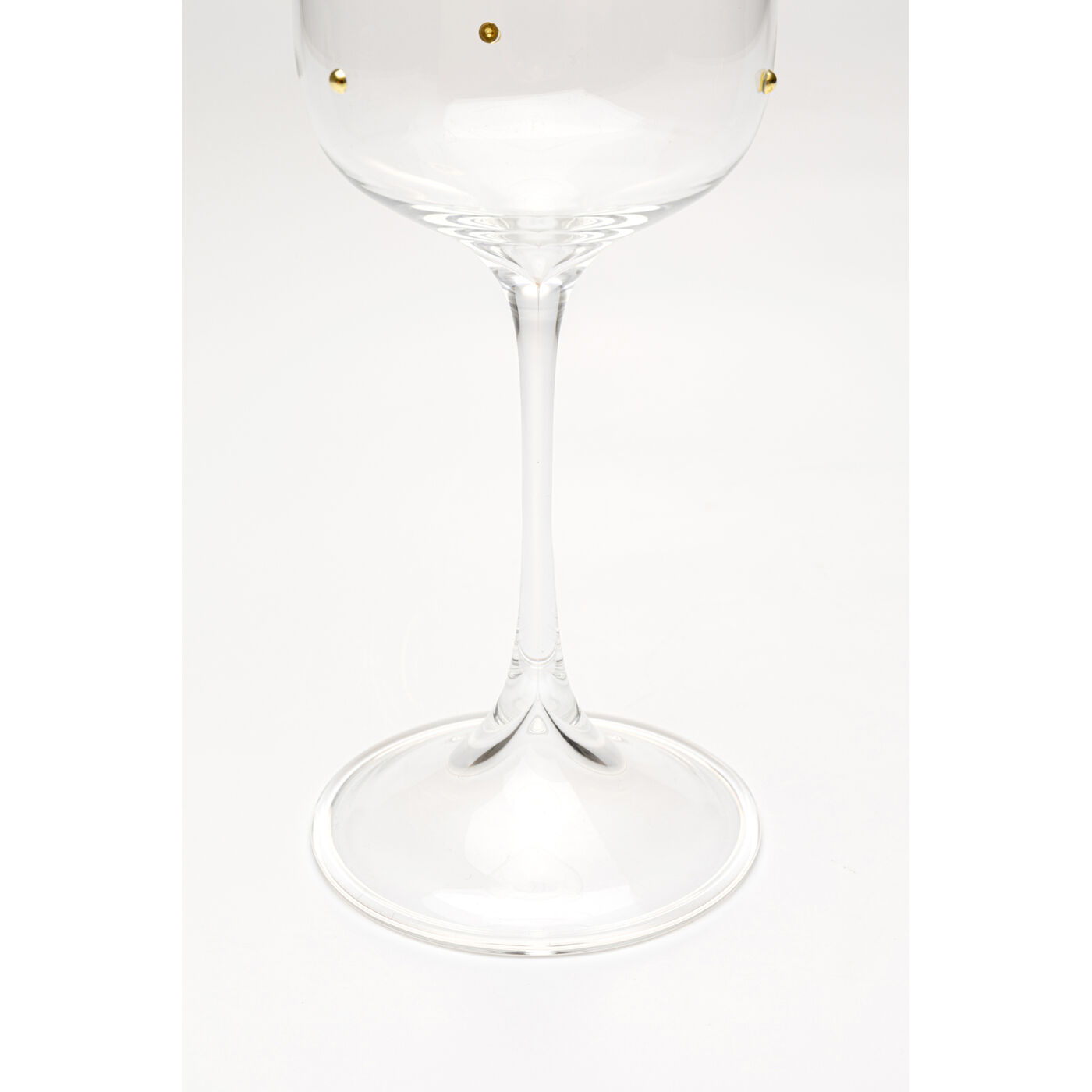 Бокал для белого вина Glam Dots Gold 22cm KARE 58028