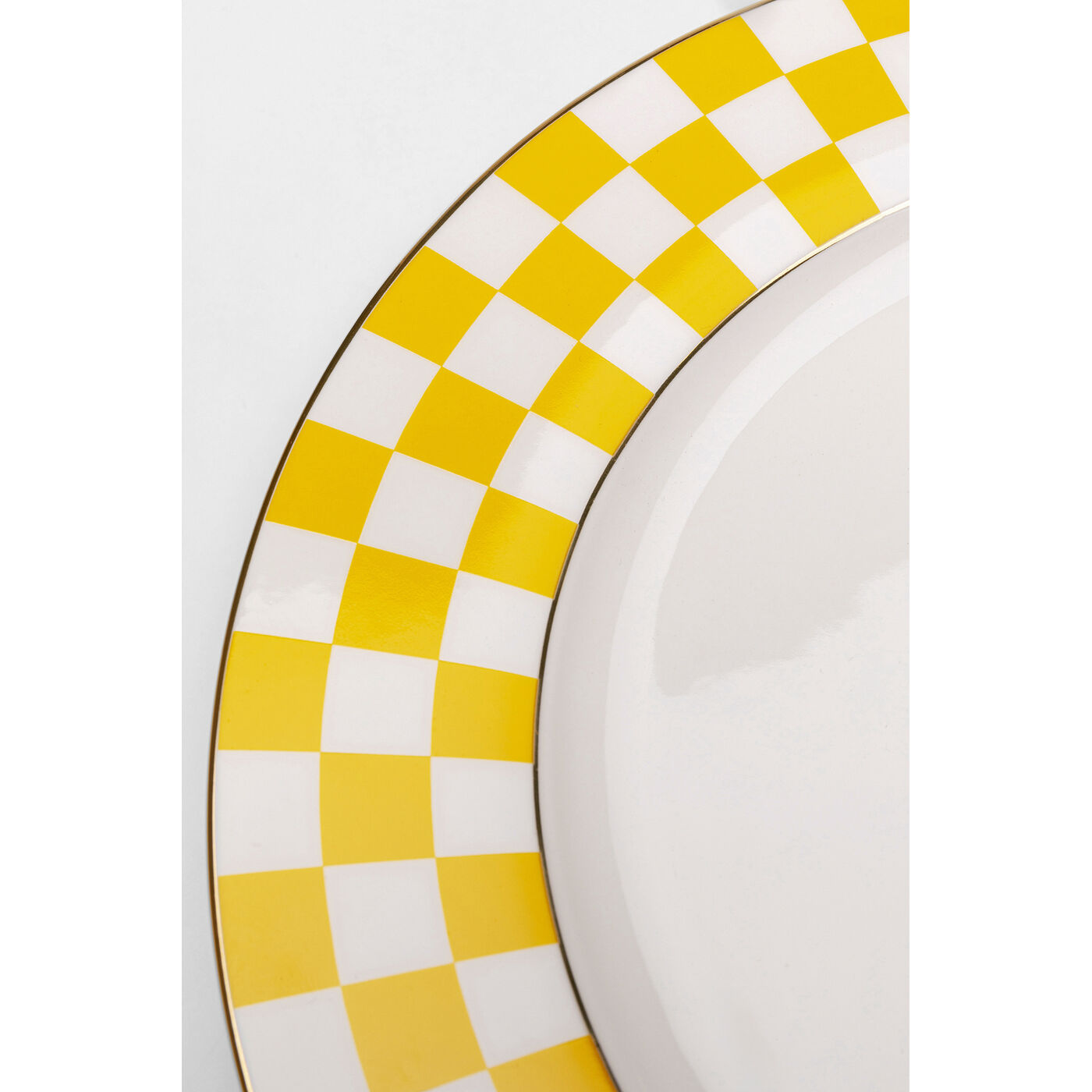 Тарелка Harlequin Yellow Ø27cm KARE 56988