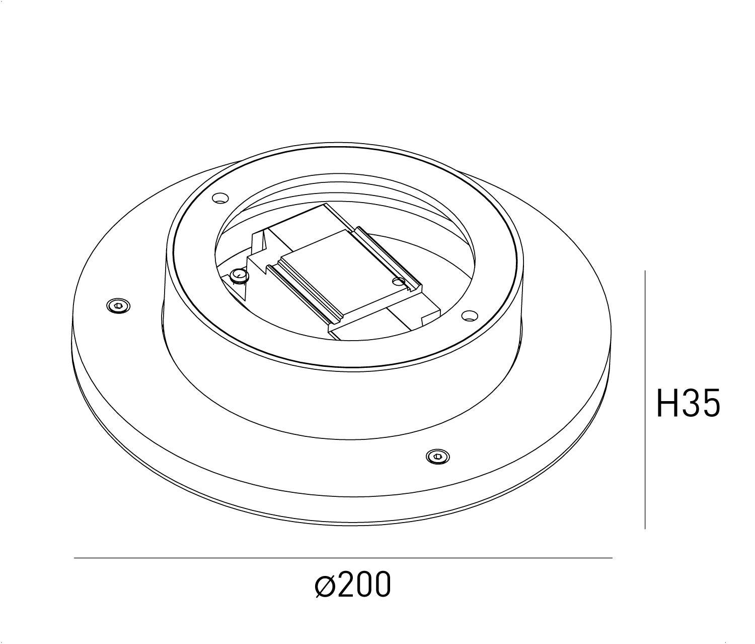 Бра декоративное DesignLed ML-R200-WH-WW