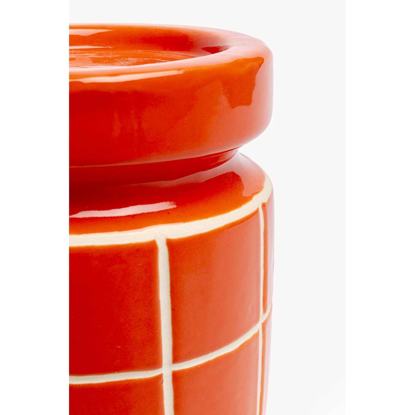 Подсвечник Bliss Tile Orange 14cm KARE 57973