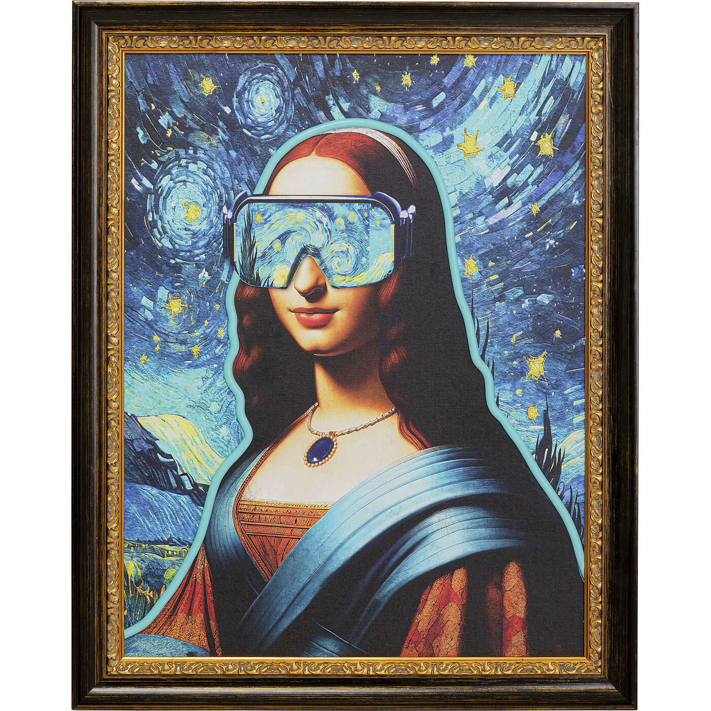 Картина LED Art Lady 80x100cm KARE 57155
