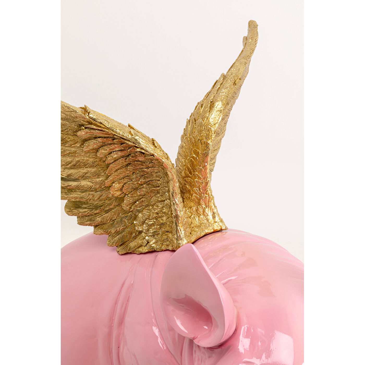 Фигура декоративная Flying Pig Pink 79cm KARE 56651