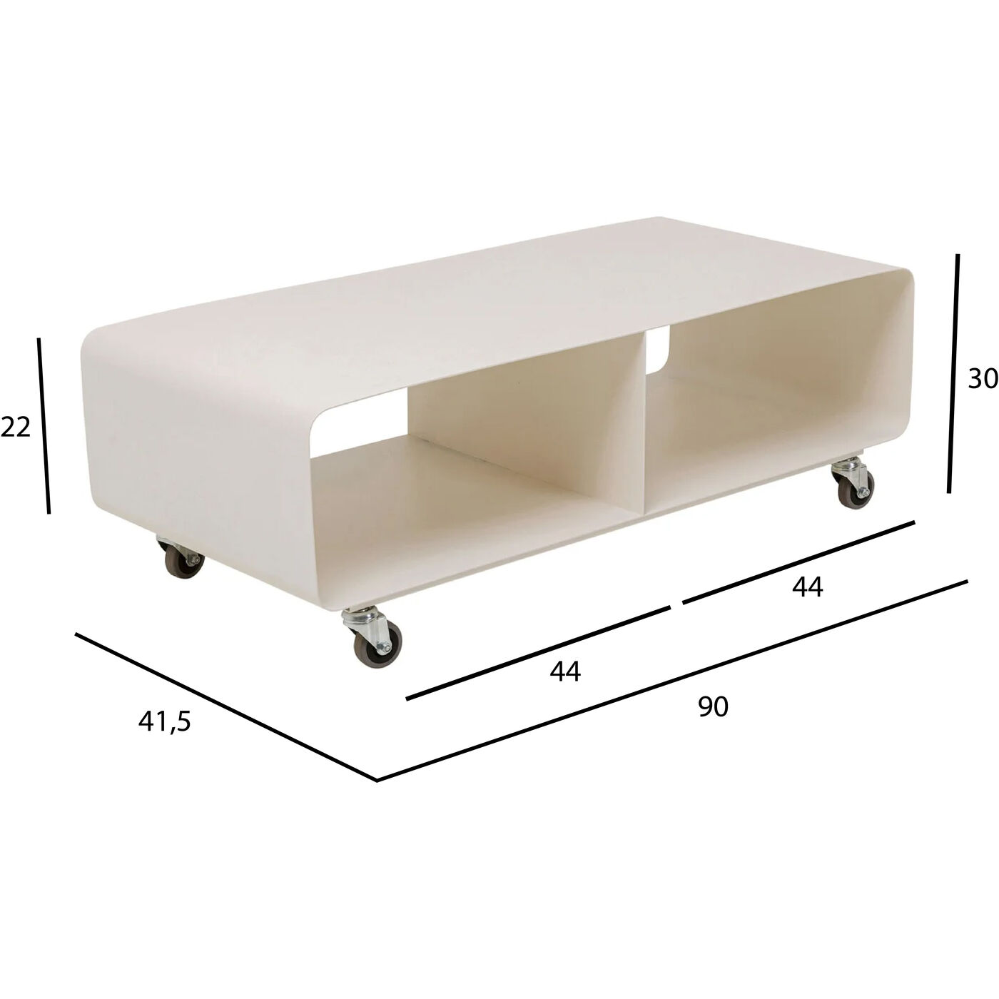 ТВ-тумба Lounge M Creme 90x30cm KARE 70630
