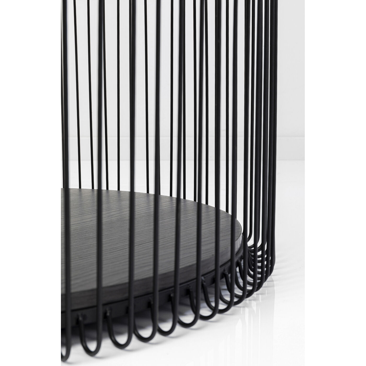Стол кофейный Wire Double Black Wood (2 шт) KARE 87960