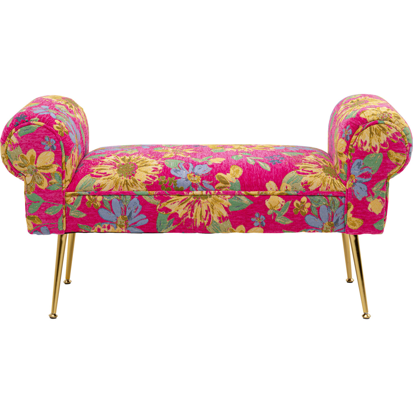 Скамья Wing Flower Fever Pink 100cm KARE 71153