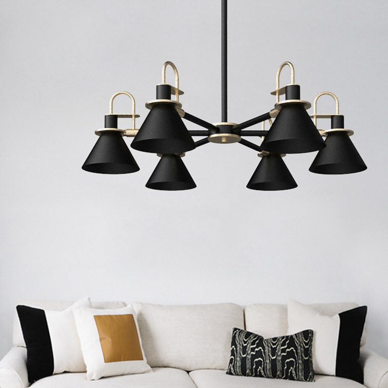 Люстра на штанге CODA D94 Black by ImperiumLoft