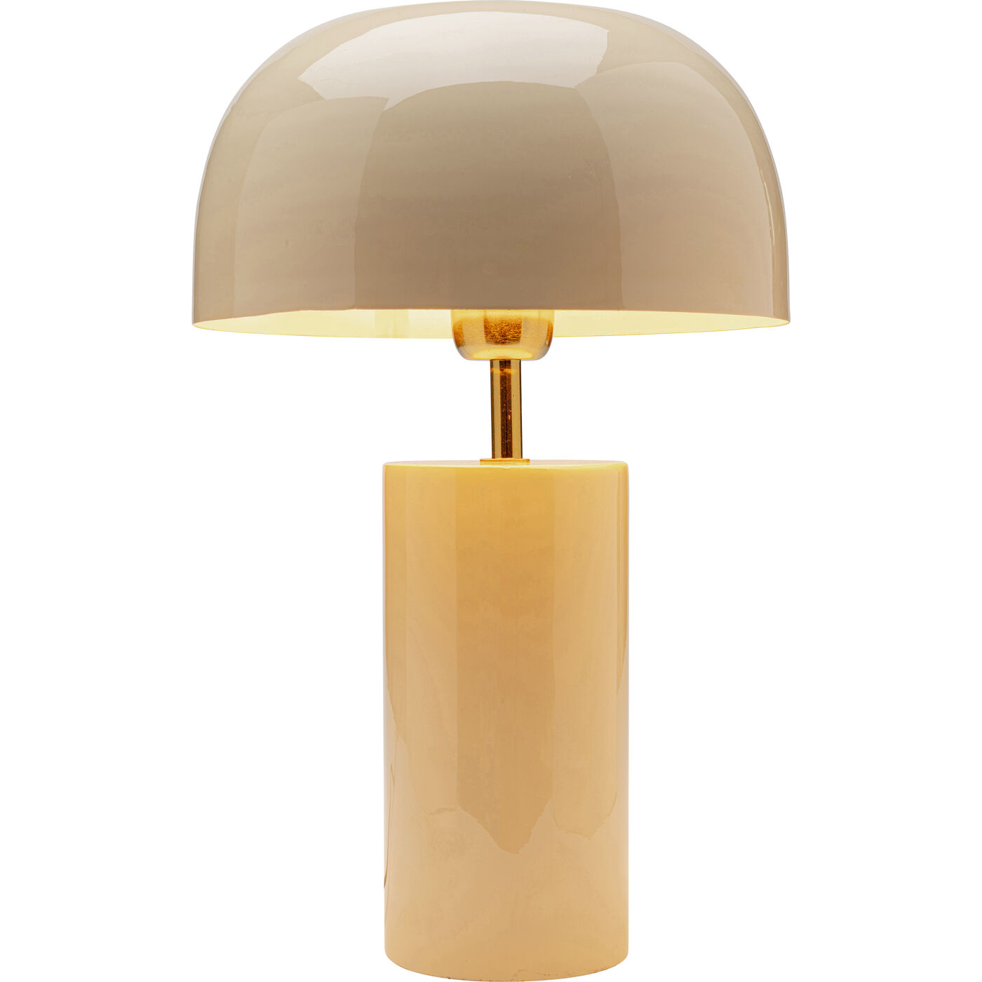 Светильник настольный Loungy Ecru White 38cm KARE 56560