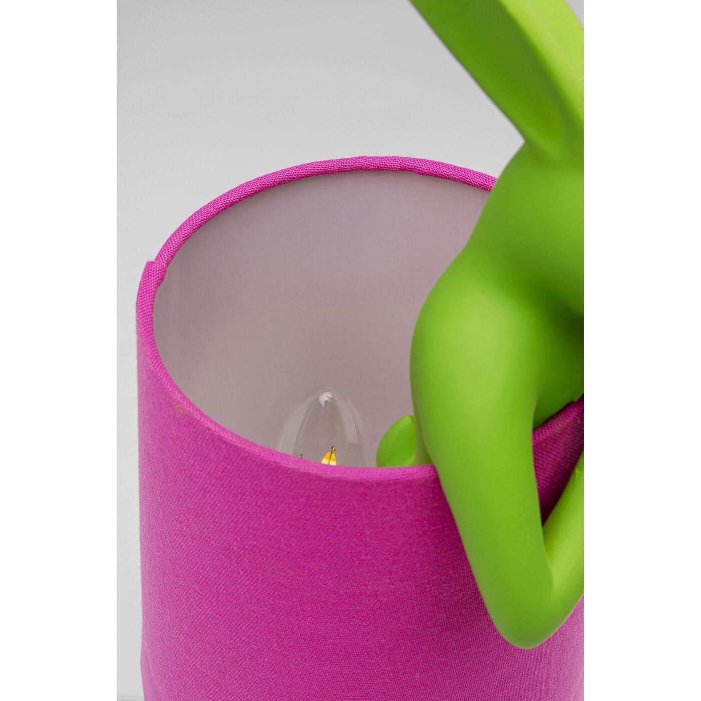 Светильник настольный Animal Rabbit Green/Pink 50cm KARE 56660