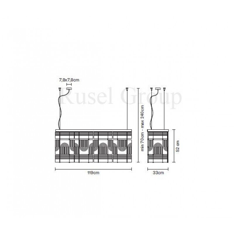 Подвесной светильник Fabbian Laminis F33 A03 47