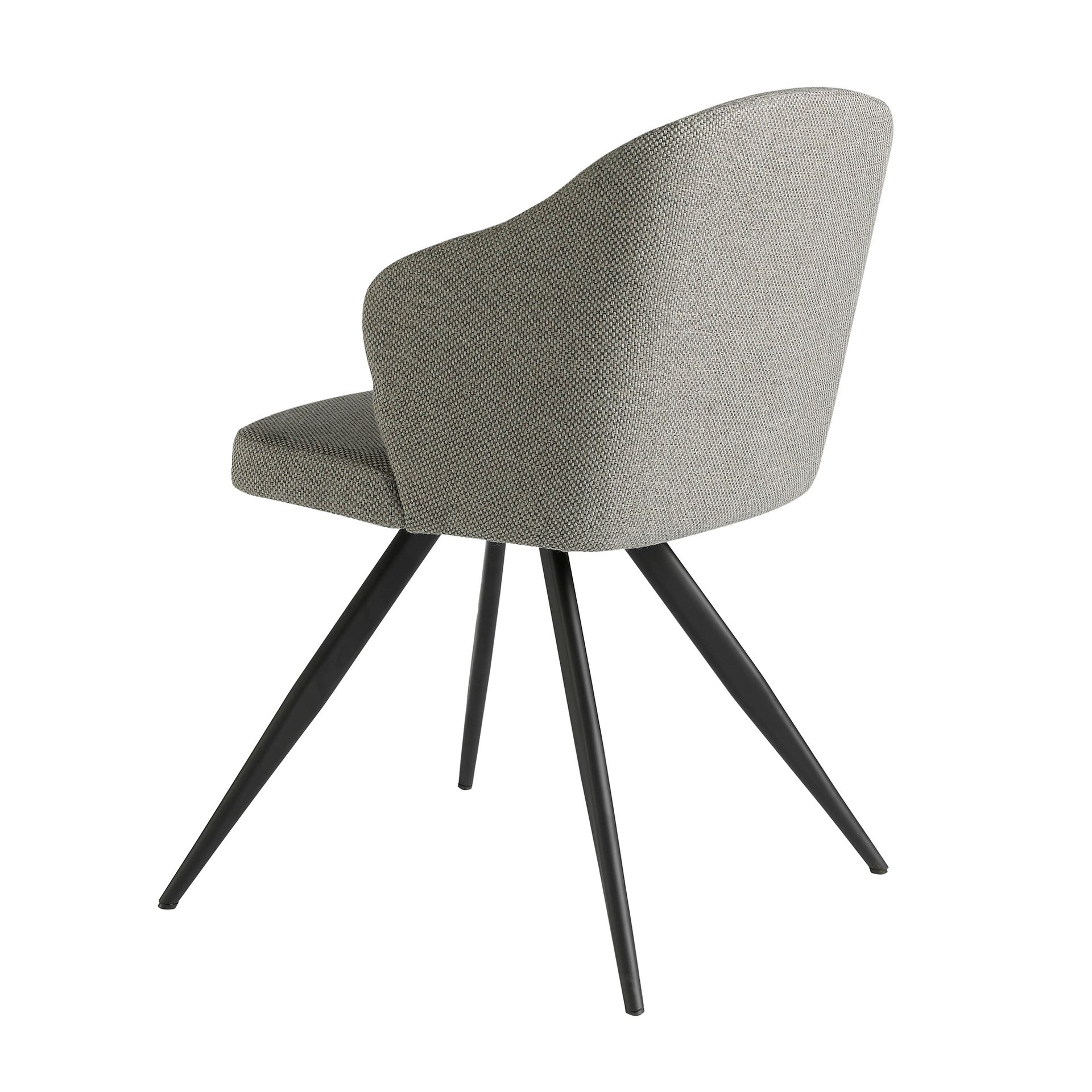 Стул F3208-GRIS /4057 черные ножки Angel Cerda