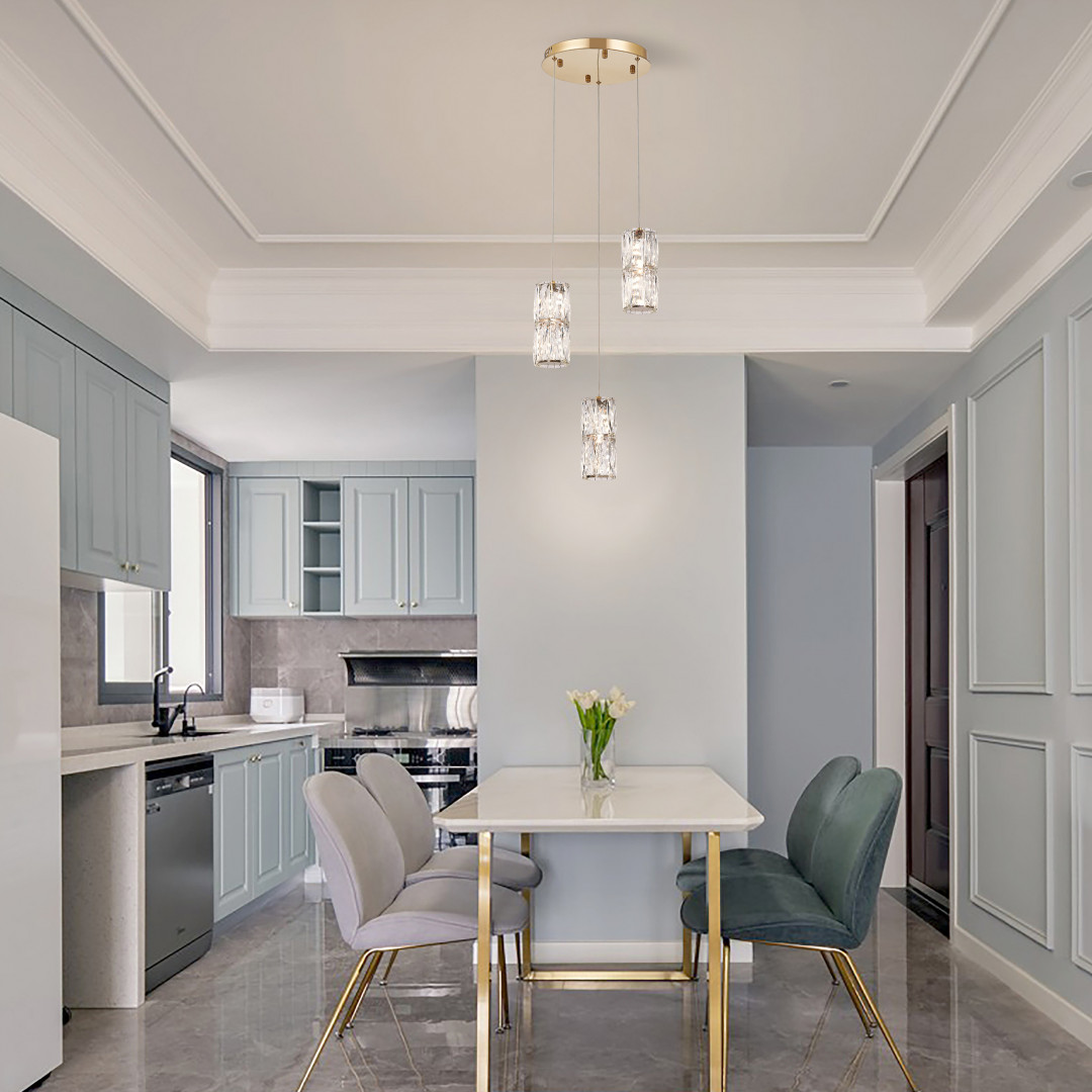 Подвесной светильник с пультом 310111/D300/3 GD Arte Milano