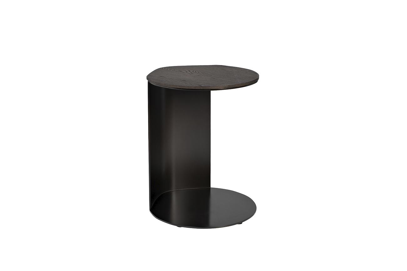 Столик журнальный приставной темный шпон Garda Decor 58DB-23087