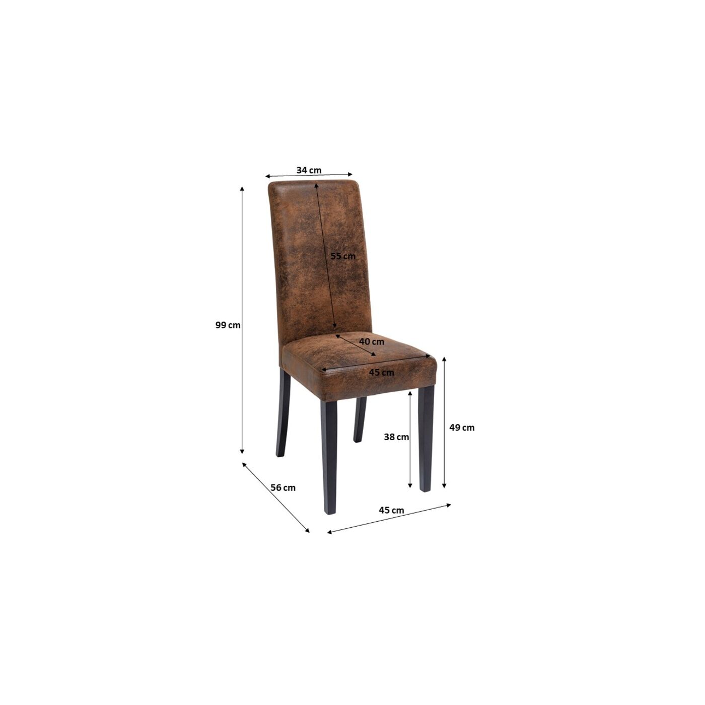 Стул Econo Slim Vintage KARE 42745