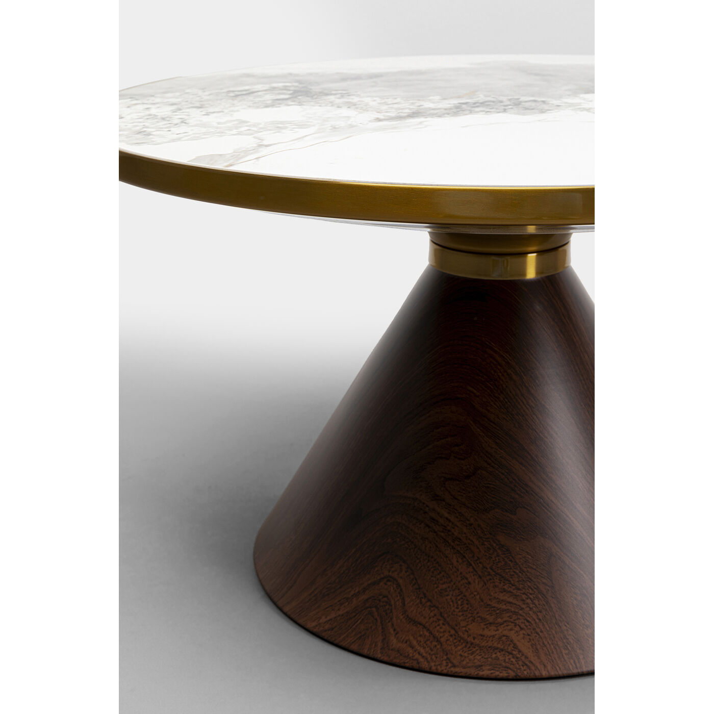 Стол кофейный Cono Marble Ø70 см KARE 87807