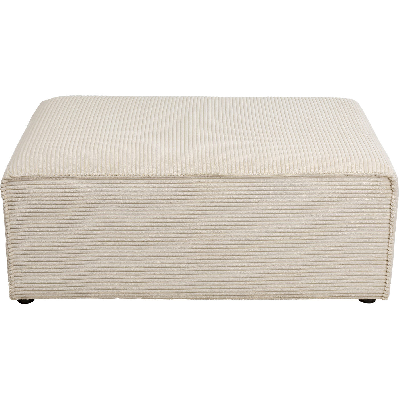 Диван левосторонний угловой Infinity Ottomane Cord Creme Left KARE 87401