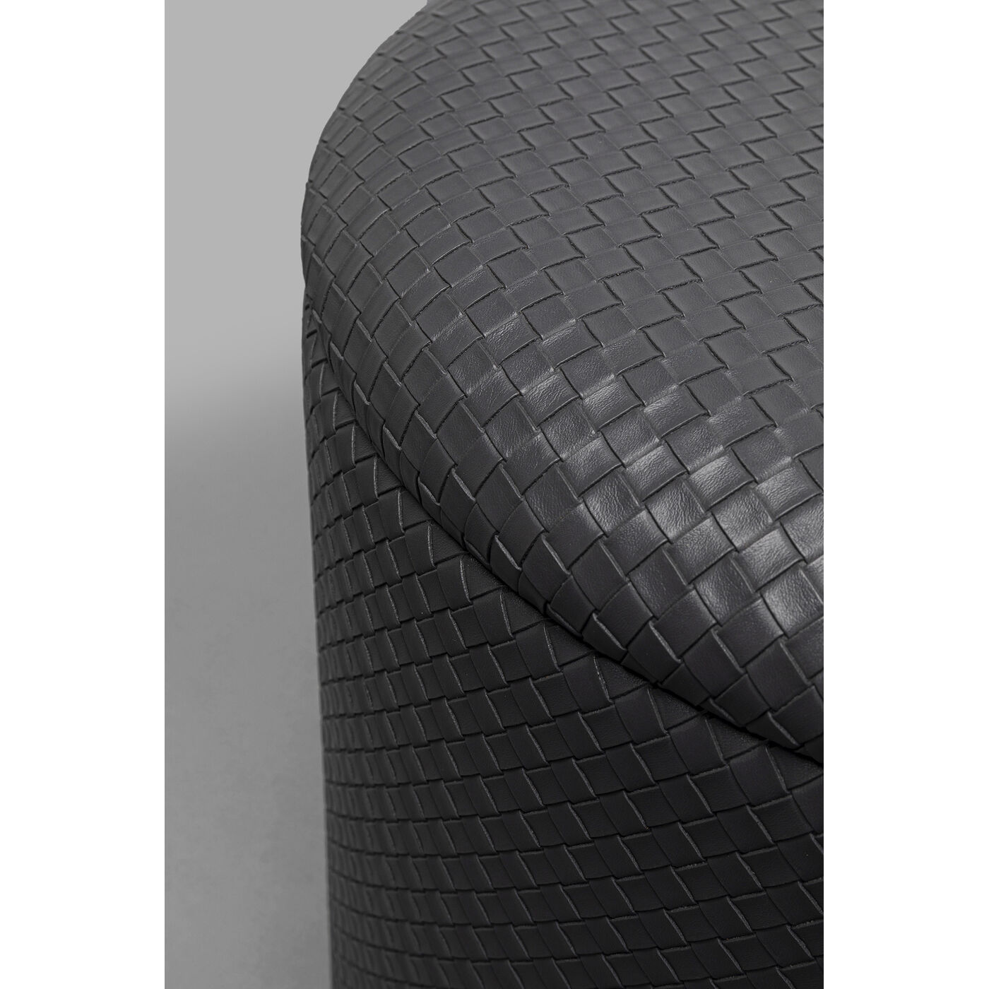 Пуф Venezia Storage Black Ø40 см KARE 87698
