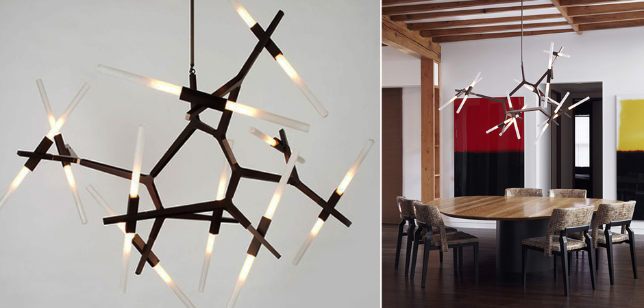 Люстра Агнес Chandelier Summer 8 Black by ImperiumLoft