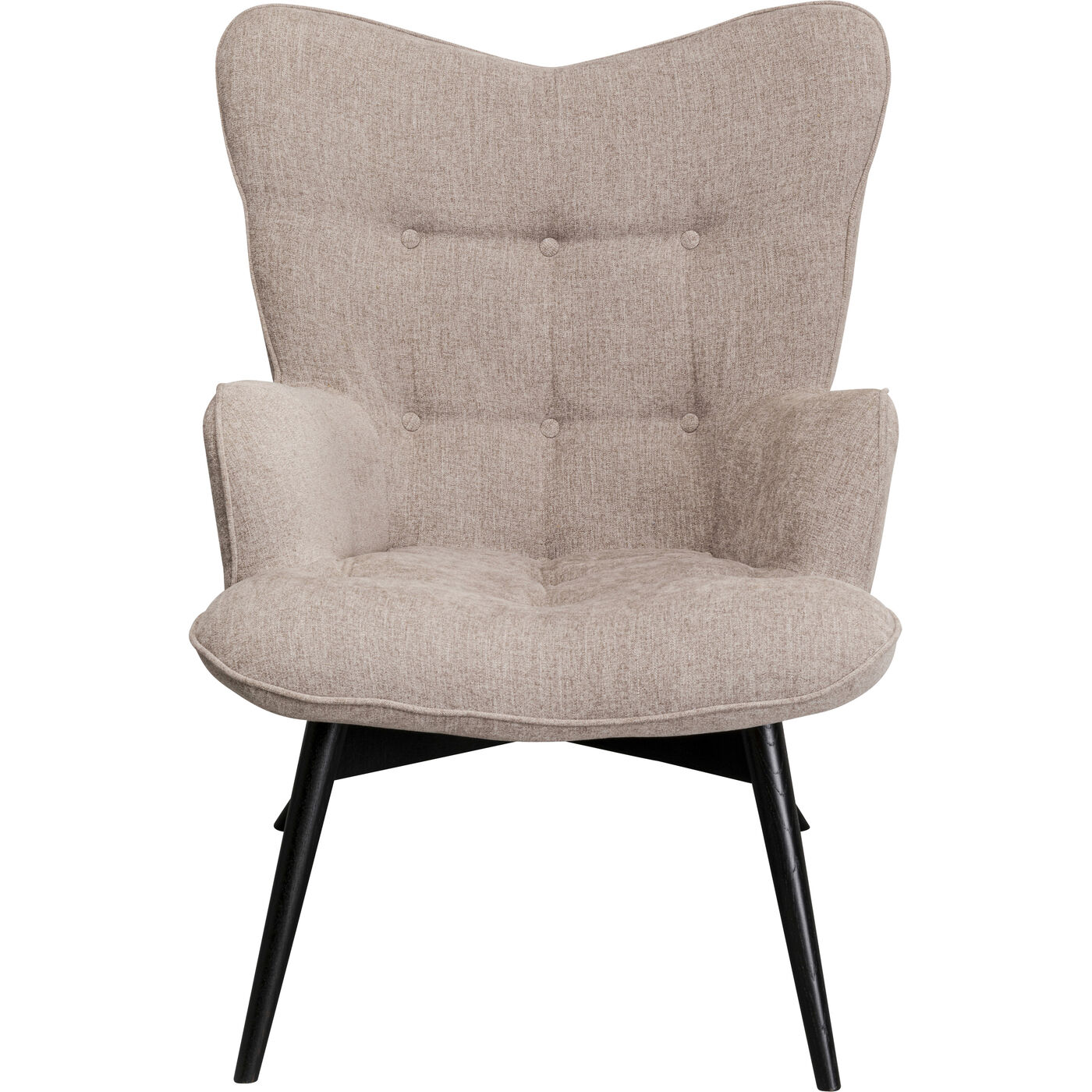 Кресло Black Vicky Light Brown KARE 70421