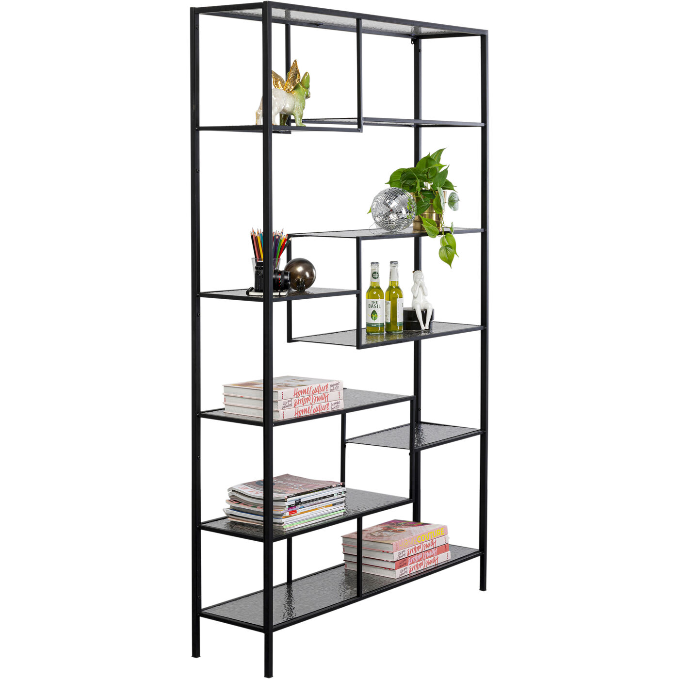 Стеллаж Loft Black Bubble 115x195 см KARE 87711