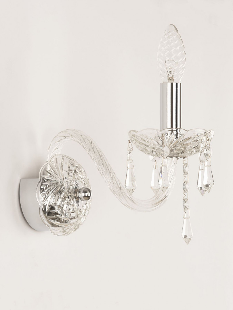 Бра хрустальные 104B/1/165 Ni Bohemia Ivele Crystal