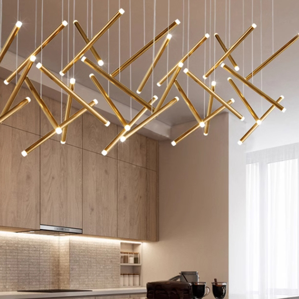 Люстра Dutti D0068 LED Chandelier Modern 14 black by ImperiumLoft