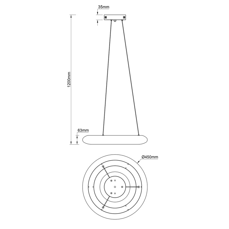 Подвесной светильник Escada 10258/1LED