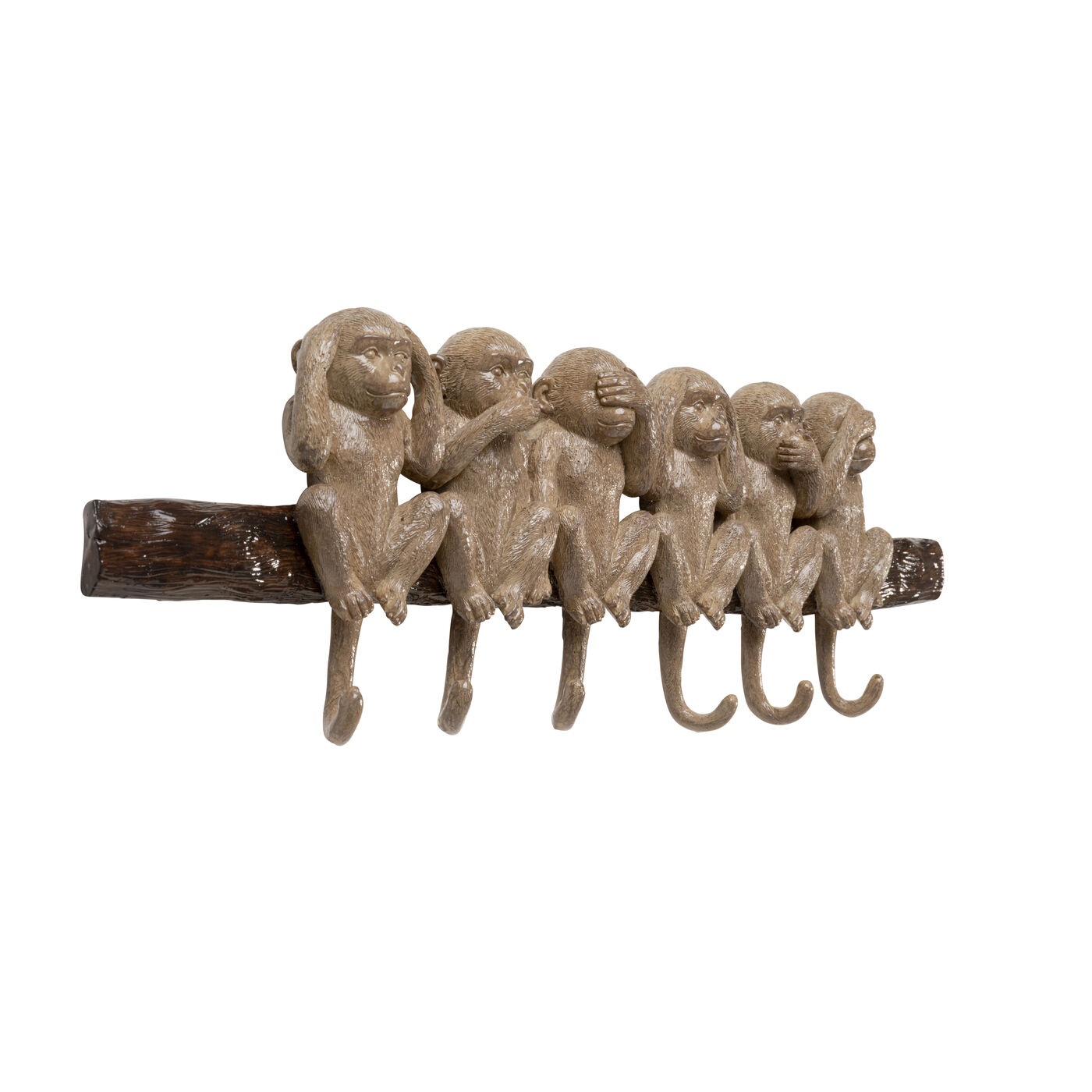Вешалка настенная Six Monkeys 59cm KARE 70964