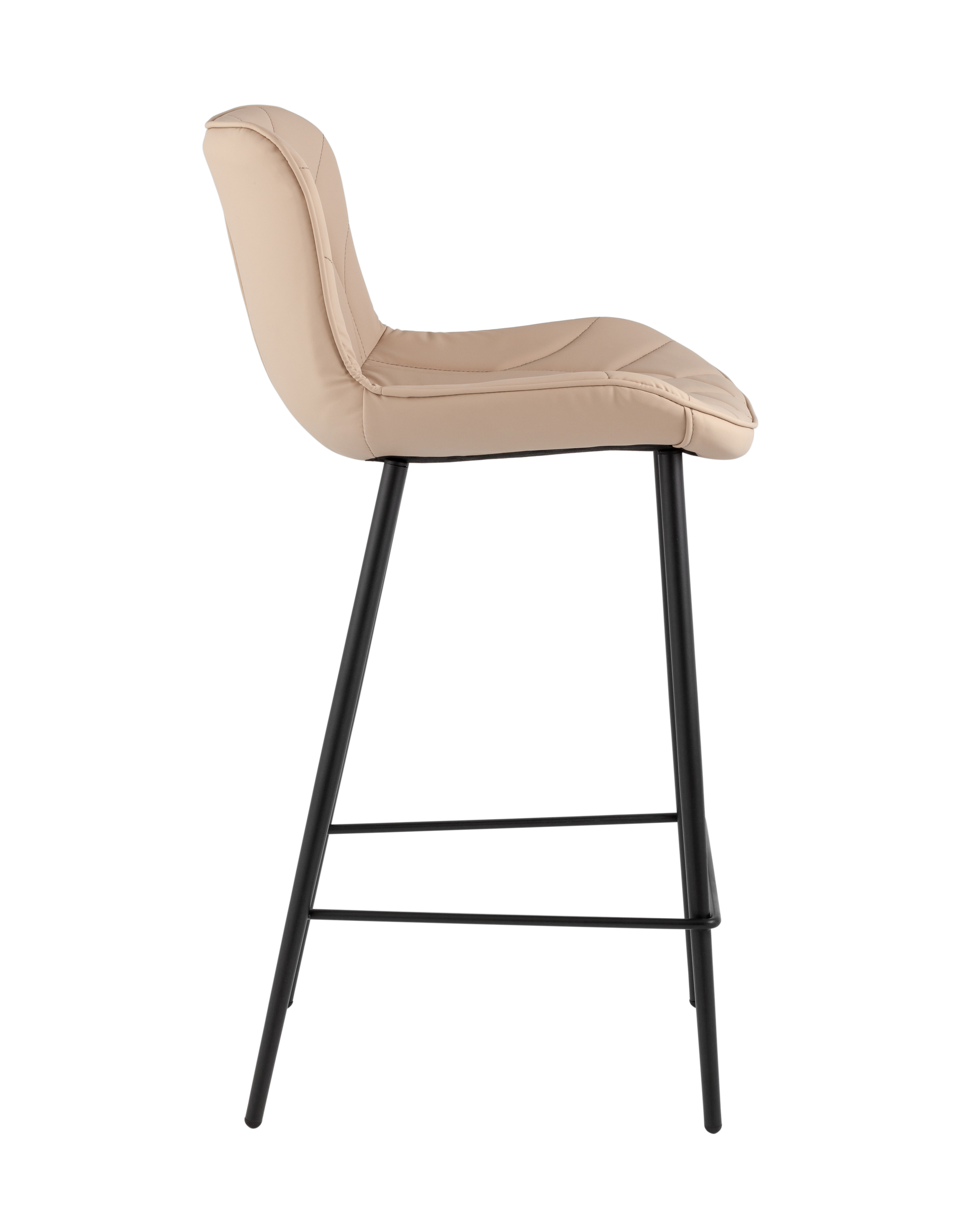 Стул барный Vault экокожа бежевый Stool Group